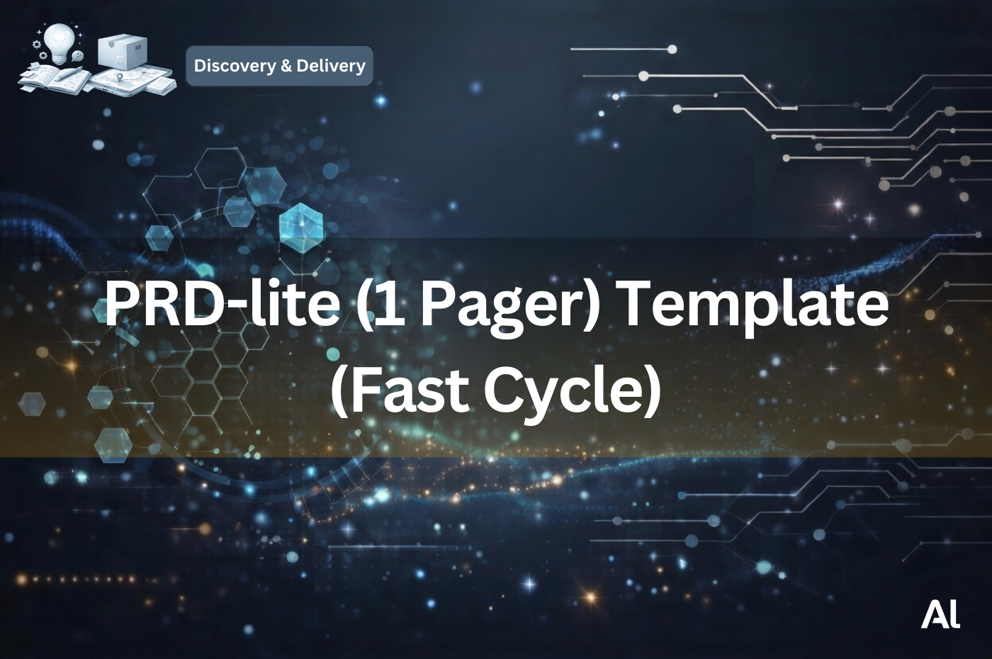 Cover for PRD-lite (1 Pager) Template (Fast Cycle)