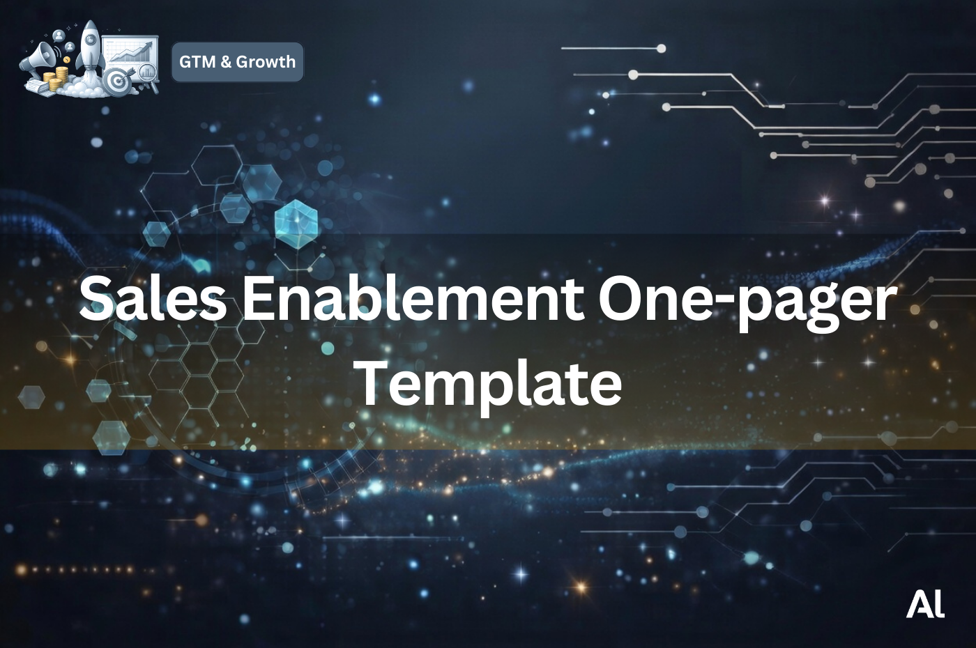 Cover for Sales Enablement One-pager Template
