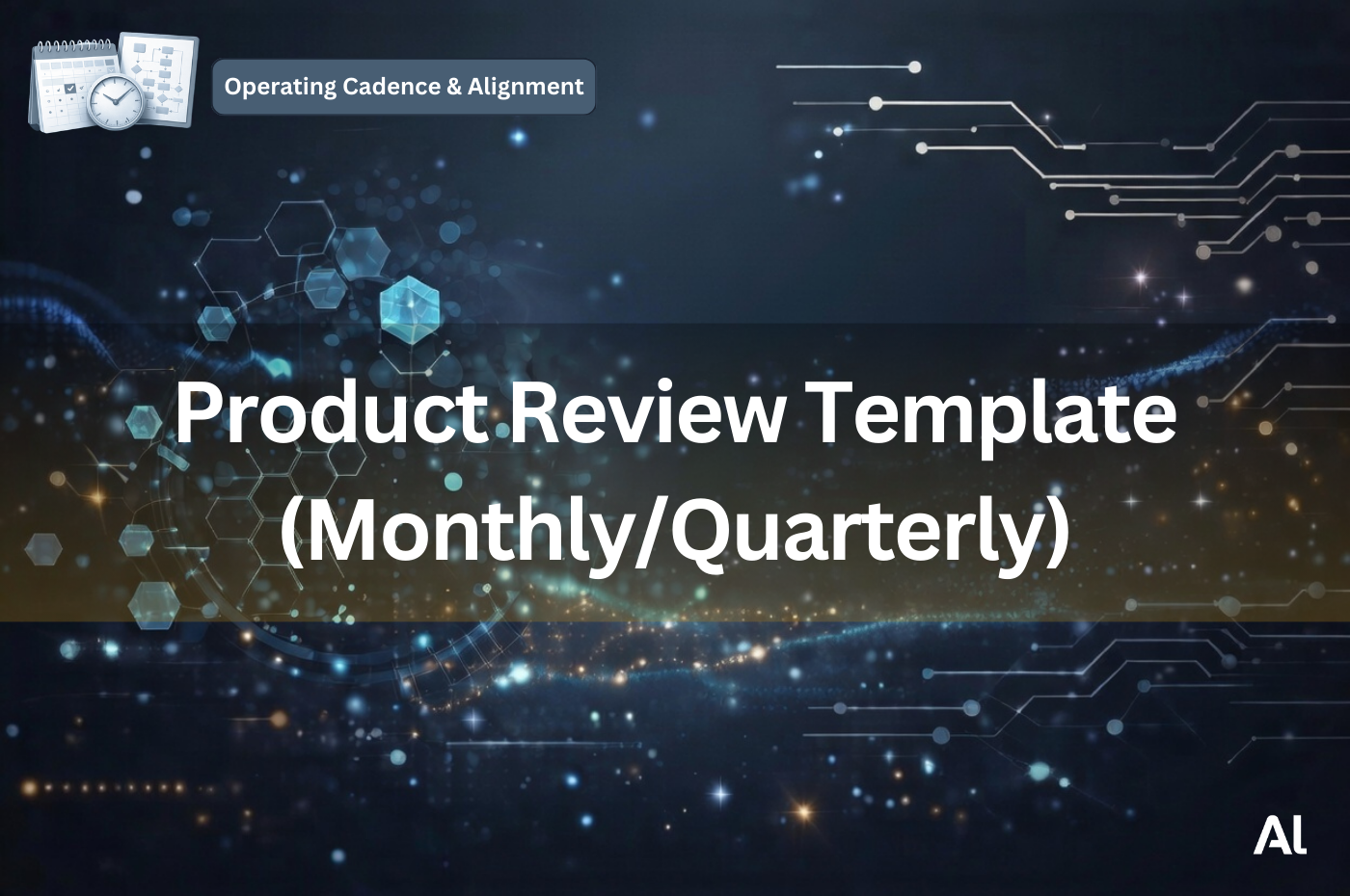 Cover for Product Review Template (Monthly/Quarterly)