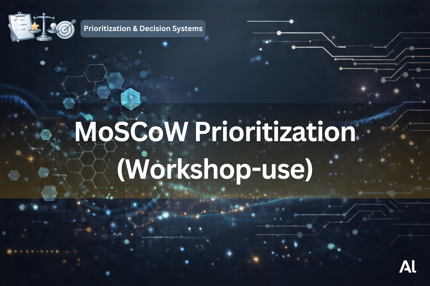 Cover for MoSCoW Prioritization (Workshop-use)